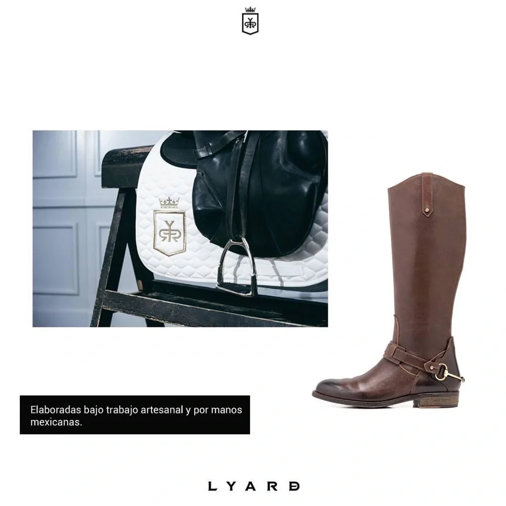 Lyard Leather Riding Boots - Picture 3 of 4